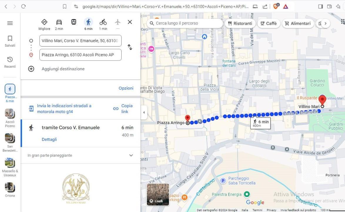 Villino Mari Camere Con Parcheggio Privato Gratuito Ascoli Piceno Zewnętrze zdjęcie
